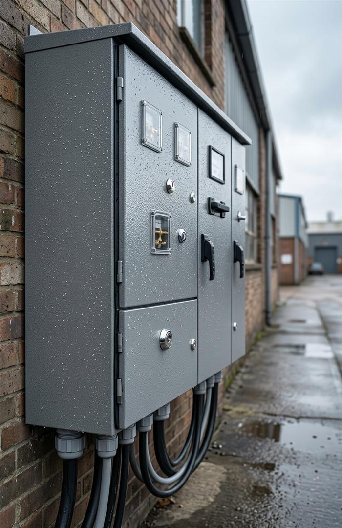 RAL 7001 Gris argent — armoires et coffrets électriques extérieurs