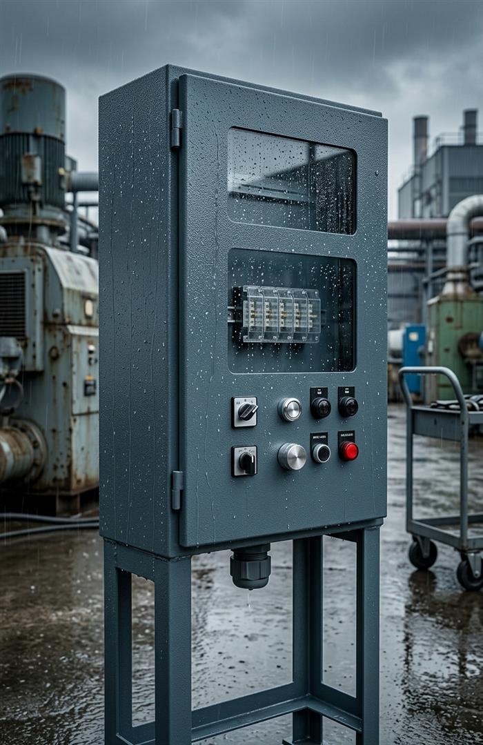 RAL 7012 Gris basalte — armoires électriques et armoires de commande